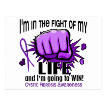 Fight Of My Life 2 Cystic Fibrosis Post Card