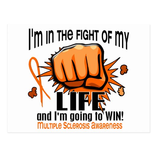 Fight Of My Life 2 Multiple Sclerosis Post Card