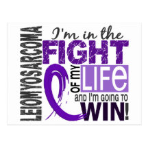 Fight Of My Life Leiomyosarcoma Postcard