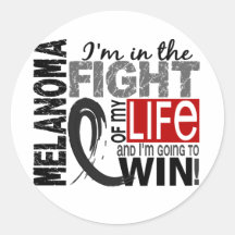 Fight Of My Life Melanoma Sticker