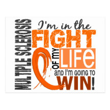 Fight Of My Life Multiple Sclerosis Postcard