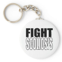 Fight Scoliosis keychains