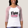 Fight Strong For The Cure Breast Cancer Shirt by cancerapparel Fight Strong For The Cure Breast Cancer Shirt