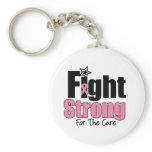 Fight Strong For The Cure Keychain