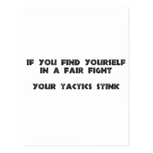 Fight Tactics Postcard