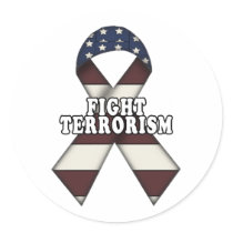 Fight Terrorism stickers by MishMoshTees Fight Terrorism stickers
