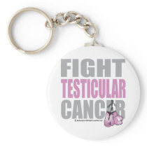 Fight Testicular Cancer keychains
