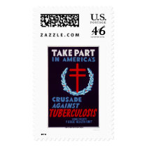 Fight Tuberculosis 1940 WPA Postage Stamp
