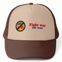 Fight war not wars mesh hats