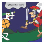 Fight Your Bad Habits Motivational Print