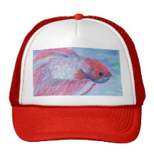 Fighter Fish Trucker Hat