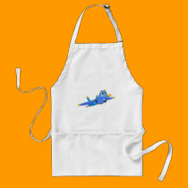 fighter Jet Cartoon aprons