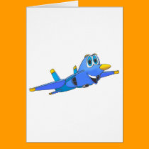 fighter Jet Cartoon cards
