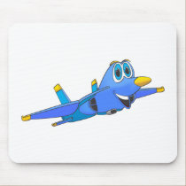 fighter Jet Cartoon mousepads