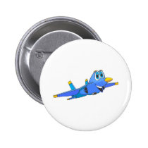 fighter Jet Cartoon buttons