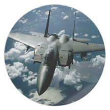 Fighter Jet Dinner Plates