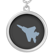 Fighter Jet Necklace