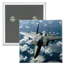 Fighter Jet Pinback Buttons