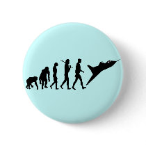 Fighter pilot flying Tees and Airforce pilot gifts Pinback Button