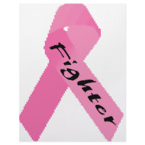 "Fighter" Pink Ribbon Design letterhead