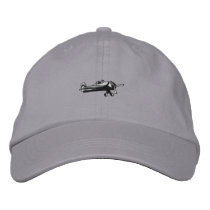 Fighter Plane embroidered hats