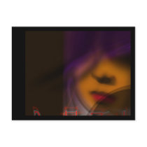 Fighter woman postcards by cachacadigital Fighter woman postcards