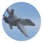 Fighters Jets Planes Round Sticker