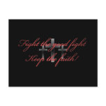 Fightgoodfightblack Postcard