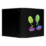 Fighting Aliens in UFOs Vinyl Binder