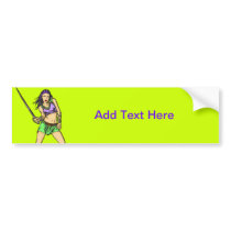 Fighting Amazon Women Bumper Stickers
