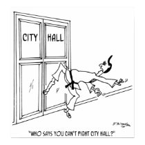 Fighting City Hall Print