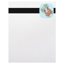 fighting crabs letterhead template