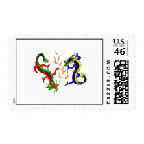 Fighting Dragons Stamps