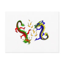 Fighting Dragons Postcards