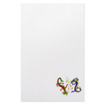 Fighting Dragons Stationery
