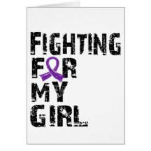 Fighting For My Girl Crohn's Disease 21 Card
