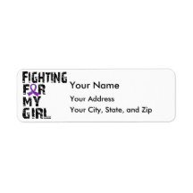 Fighting For My Girl Epilepsy 21 Return Address Labels