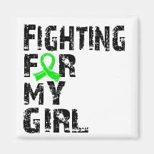 Fighting For My Girl Lyme Disease 21 Fridge Magnet