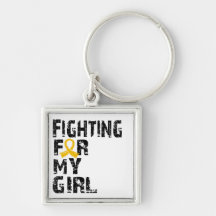 Fighting For My Girl Neuroblastoma 21 Key Chain