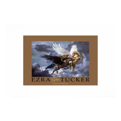 Fighting Pegasus Poster by Ezra