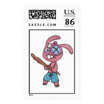 Fighting Rabbit Large Stamps Postage (sheet of 20)