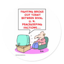 fighting rival UN peacekeeping forces stickers by rexfmay fighting rival UN peacekeeping forces stickers