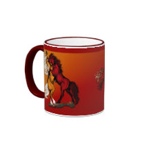 Fighting Stallions Mug