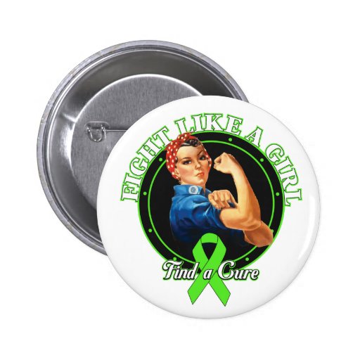 FightLikeAGirl Rosie Riveter Non Hodgkins Lymphoma Pin