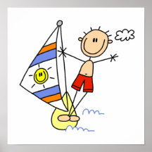 Figura del palillo del Parasailing Impresiones