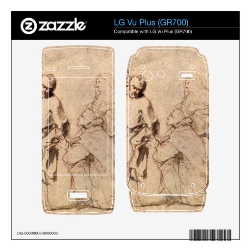Figura estudio de Paul Rubens Calcomanías Para LG Vu Plus