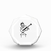 figura femenina del palillo de la guitarra baja bl