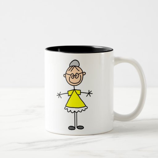 Figura taza del palillo de la abuela