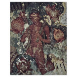 Figure In The Lotus Pond By Südindischer Meister U Letterhead