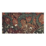 Figure In The Lotus Pond By Südindischer Meister U photo cards